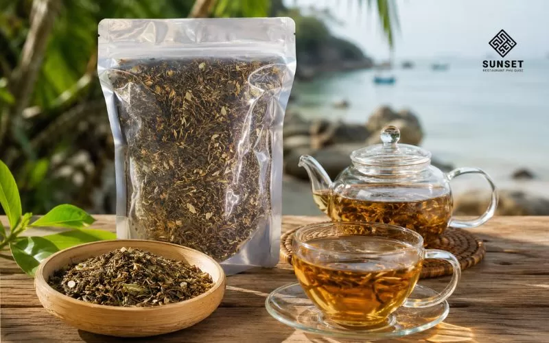 Trà sâm biển là một trong những đặc sản Phú Quốc làm quà ý nghĩa và được đánh giá cao