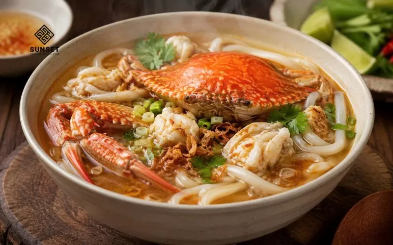 Bánh canh ghẹ - Món ăn được nhiều du khách lựa chọn